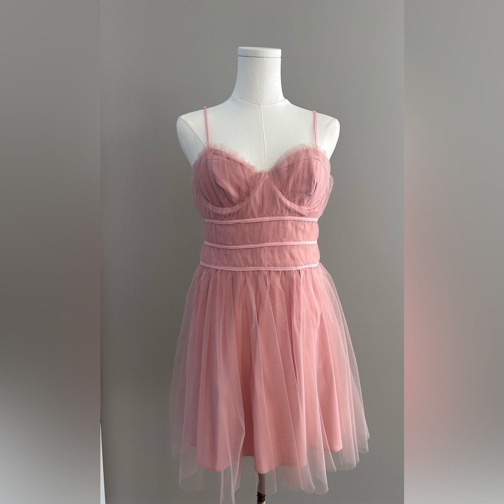 MAJORELLE Pink Tulle Dress from Revolve